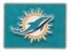 Miami Dolphins Rectangle Trailer Hitch Cover