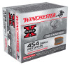 Winchester Super-X Pistol Ammo 454 Casull 250 gr. JHP 20 rd.