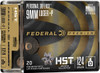 Federal P9HST3S Premium Personal Defense HST Jacketed Hollow Point 124 Grain 9mm Luger/Parabellum 1200 fps
