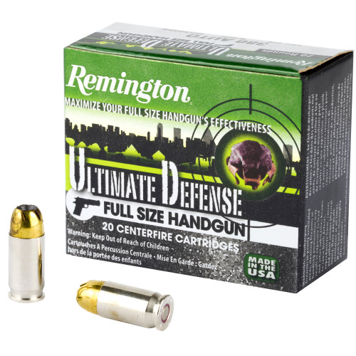 Remington 28937 Ultimate Defense Brass Jacket Hollow Point 102 Grain .380 ACP/Auto 940 fps