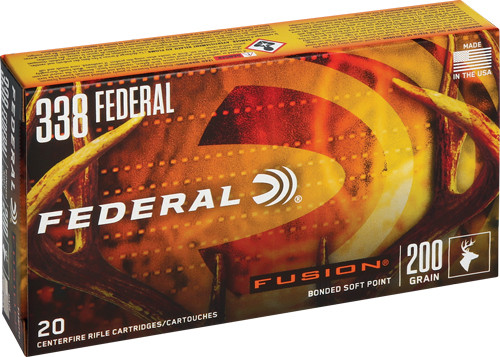 FEDERAL FUSION 338 FEDERAL-200GR FUSION 20RD 10BX/CS