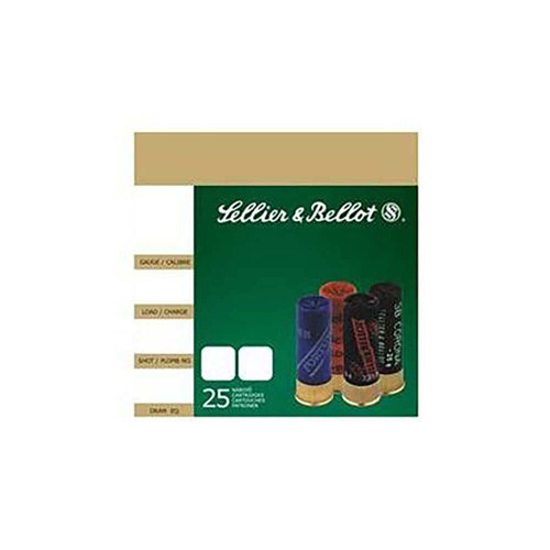 Sellier & Bellot (S&B) SB12BSC Hunting Buckshot 12 Gauge 2-3/4 1-1/4oz #00 Buck 1181 fps