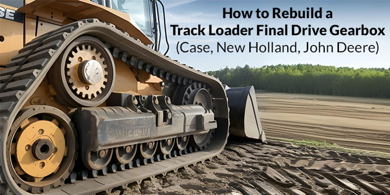 How to Rebuild a Track Loader Final Drive Gearbox (Case, New Holland, John Deere)