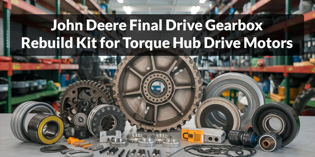 John Deere Final Drive Gearbox Rebuild Kit for Torque Hub Drive Motors