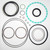 JCB 3TS-8T Hydraulic Drive Motor Seal Kit - Replaces OEM Part Number 400/10327