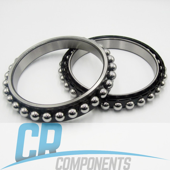 CAT 287C2 replacement hub bearings for the 2-speed hydraulic final drives. Includes Bearing Races, Bearing Cages, and all the individual ball bearings -1