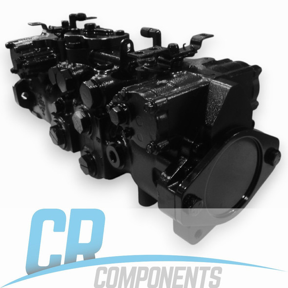 New Holland C227 Replacement Hydraulic Drive Pump. Direct replacement for New Holland OEM part #s: 84262356, 84322471. Manual Control Drive Pump -0