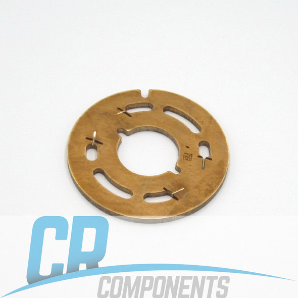 Hydraulic Drive Pump Left Hand Valve Plate Replacement for CASE 410 Skid Steer Loaders. Replaces CASE OEM part #s: 128929A1