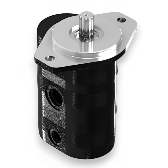 John Deere 328E Double Gear Pump - Direct Replacement for OEM part number AT389895