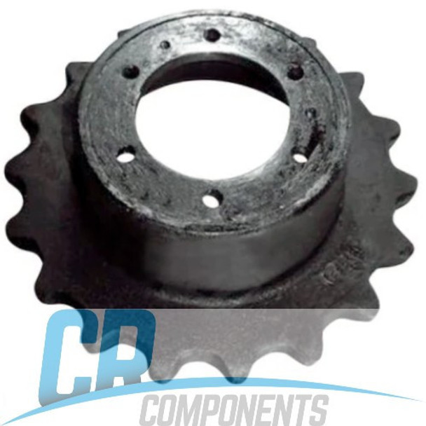 Brand new Track Drive Sprocket for your JCB 3TS-8T Track Loader. 6 Bolt, 18 Teeth Drive Sprocket replacement. Replaces JCB part #'s: LK588.