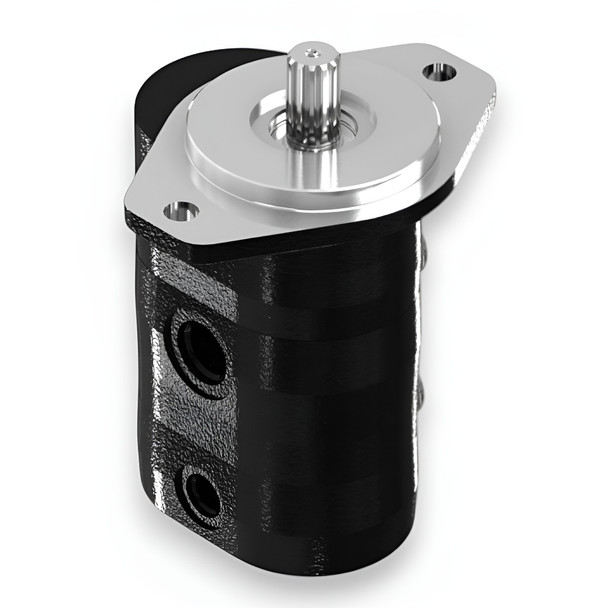 John Deere 320E Double Gear Pump - Direct Replacement for OEM part number AT389895