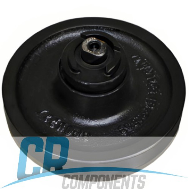 Brand Rear Idler for your New Holland C185 Track Loader. Replaces Part #'s: 87480413, 87447230, 87535299, 47378988