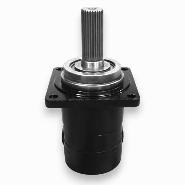 Reman Hydraulic Drive Motor for Case 60XT Skid Steer. Replaces OEM part #s 47508306, 87457450, 394538A1, 394538A2. -3