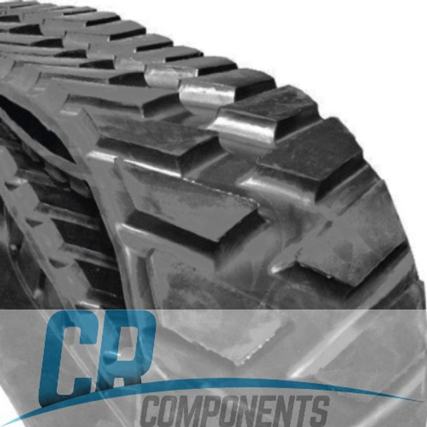 John Deere 323E 400MM Chevron Pattern Tread Conventional Rubber Track RTC408652CVR-WI