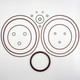 GEHL RT135 Hydraulic Drive Motor Seal Kit. -2