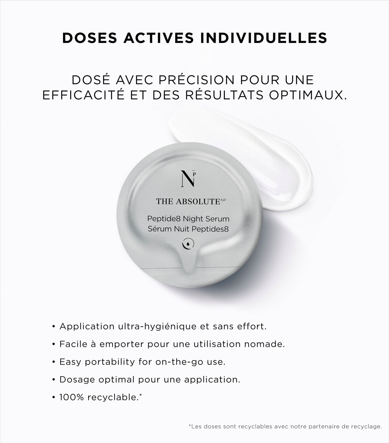 Recharge Sérum Nuit Peptides8 5