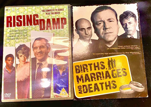 British Lot/ 2 Rising Damp Series &amp; Births, Marriages, Deaths British Region 2 BBC