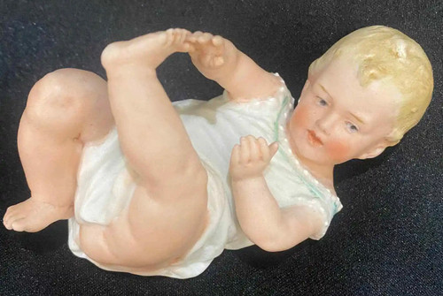 Antique Piano Baby Germany Exquisite Detail 4 1/2”