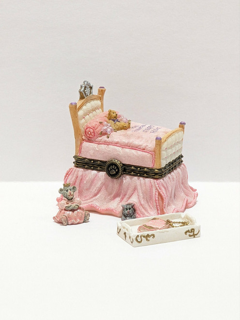 Boyds Treasure Box The Royal Bed w/Princess Pipsqueak McNibble 392164
