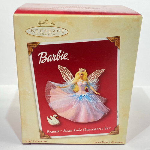 Hallmark keepsake 2003 Barbie Swan Lake Ornament Set