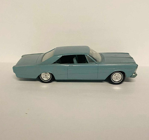 AMT 1966 Ford Galaxie 500 PROMO MODEL Hardtop Turquoise Blue CAR