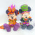 Disney Halloween Mickey &amp; Minnie Mouse Theme Park Plush NOS