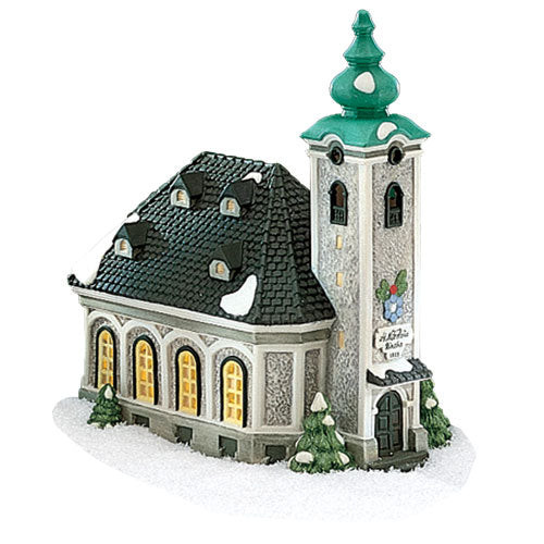 Dept 56 St- Nickolaus Kirche Alpine Village 56170