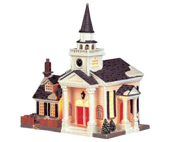Lemax Village United Church Lighted Building 05462