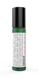 (All ingredients 100% Organic/sustainably wildcrafted): Oils of Hempseed, Sunflower, Coconut, Grapeseed & Almond. Herbal infusions of Eyebright, Echinacea, Calendula flowers, Bilberry, Slippery Elm, Rosemary leaf, Chickweed, Fennel Seed, Skullcap, Neem leaf, Sunflower seed & Alfalfa. Essential oils of Rose, Geranium, German Chamomile & Carrot seed. 