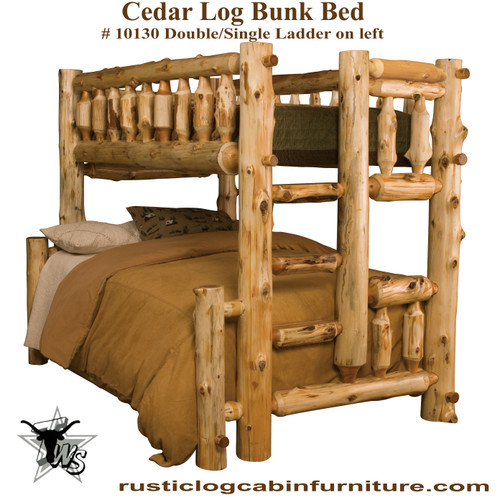 cedar-log-bunk-bed-single-over-double-left-ladder