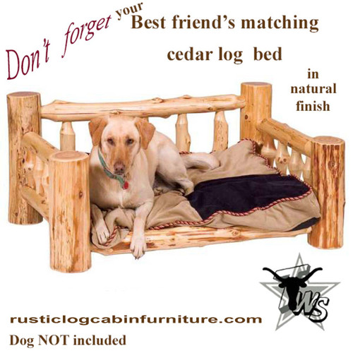 cedar-log-dog-bed-natural