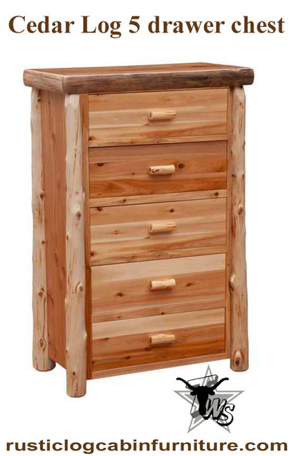 cedar-log-5-drawer-chest-of-drawers