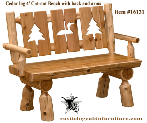 rustic-log-cabin-cedar-log-bench-with-back-and-arms