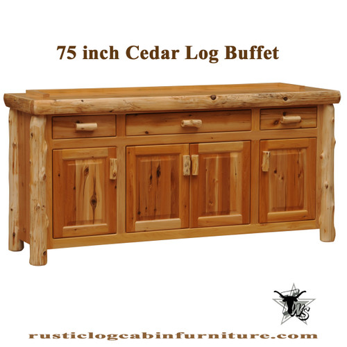 75-inch-cedar-log-cabin-buffet