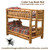 cedar-log-cabin-mountain-lodge-bunk-bed-left-ladder