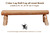 dinner-table-half-log-bench-for-log-cabins-3-foot