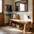 mountain-lodge-dining-table-half-log-bench-seating-5-foot