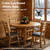cedar-log-4-foot-round-dinner-table-log-cabin
