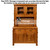 vintage-stain-for-48-inch-cedar-log-cabin-buffet-and-hutch