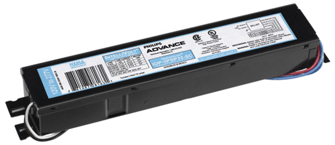 Advance T8 Ballast Powers 2 F32T8 Fluorescent Bulbs