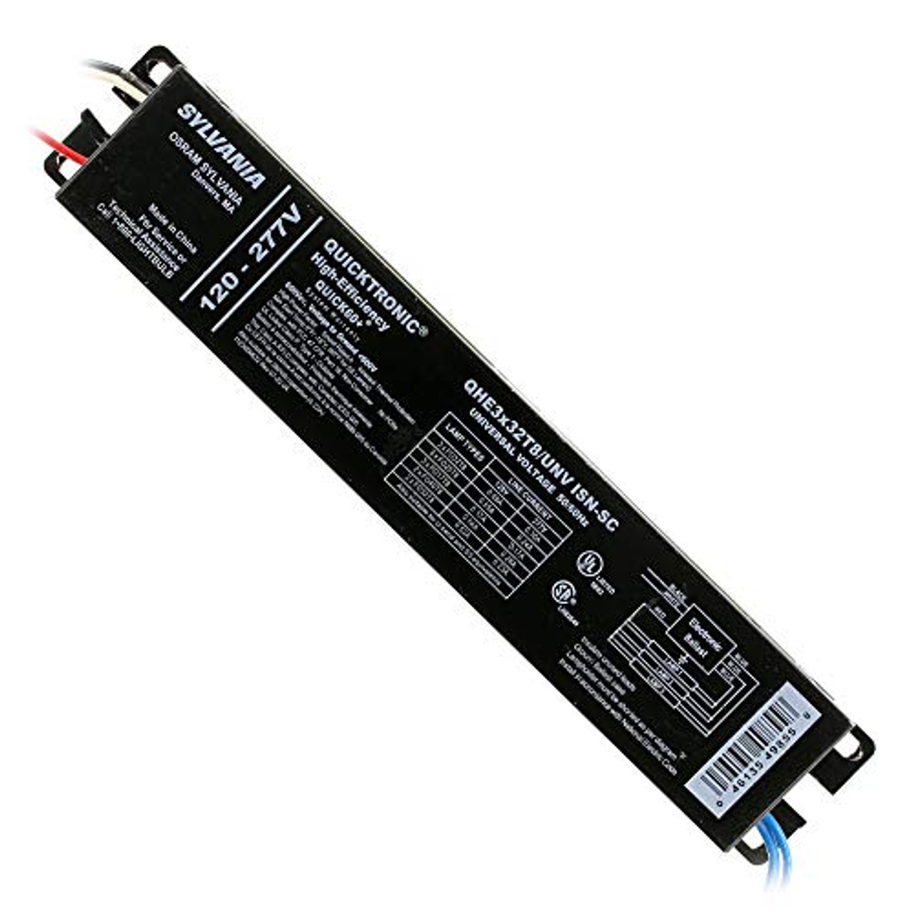 sylvania electronic ballast