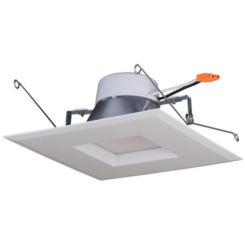 11.5 Watt Square White Recessed Can trim. Replaces 75 Watt Incandescent. 4000K