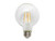 Maxlite EF3G25D50 3 Watt LED Clear Filament Bulb Medium Base 5000K G25 Shape Dimmable Wet Location