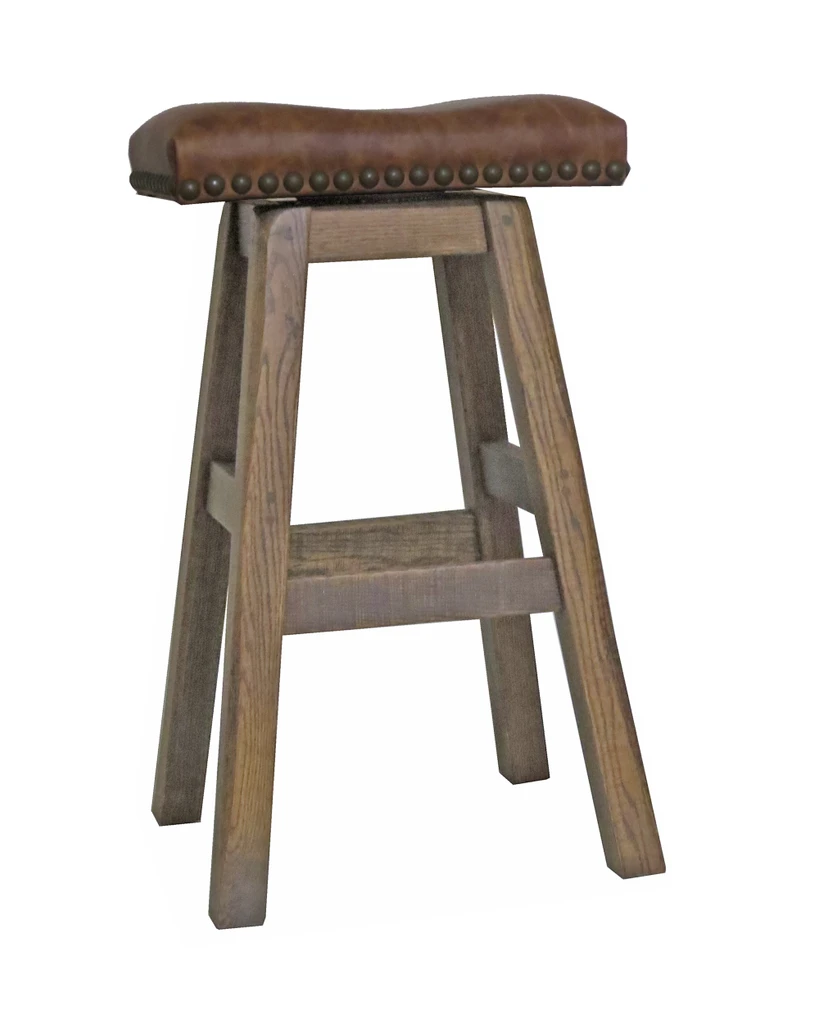 Swivel 24" Saddle Seat Bar Stools 