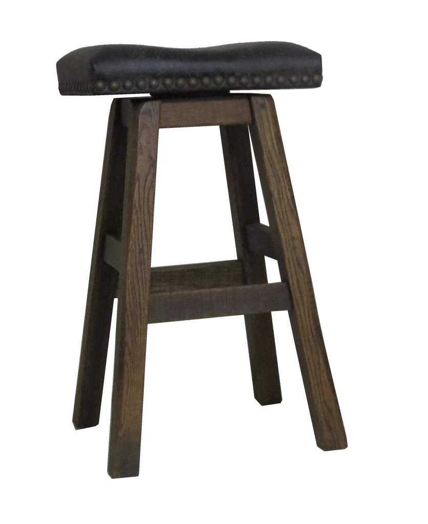 Swivel 24" Saddle Seat Bar Stools 