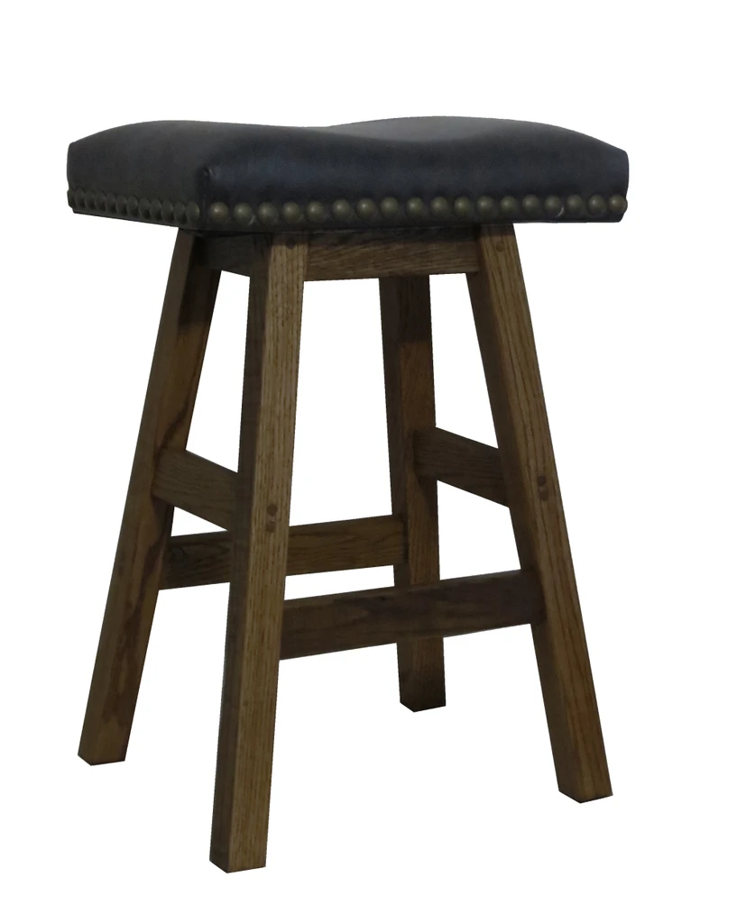 30" Leather Saddle Seat