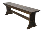 Barnwood Trestle Bench - Multiple Colors