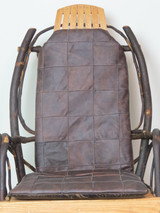 Leather Cushion Set for Amish Hickory Rocking Chair -One of a Kind (#1)