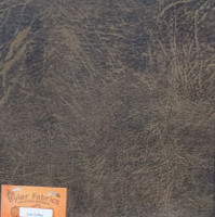 Amish Bentwood Rocker Seat Cushion - Distressed Faux Leather