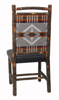 Set of 2 - Modern Rustic Hickory Dining Chairs